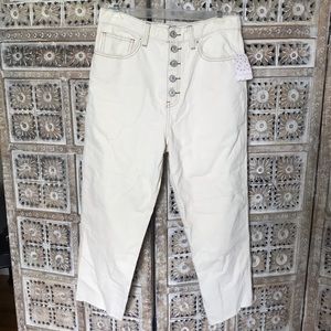 Free People Cropped Jeans, NWT, Size 28
